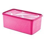 Irak Plastik SA-985 3.5 lt Pembe Plastart Alaska Dikdörtgen Derin Dondurucu Kabı
