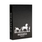 irayhomedecor Hermes Siyah Gümş Dekoratif Kitap Kutu