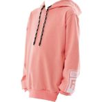İrem Çocuk Giyim Kız Çocuk/erkek Çocuk Urban Yazı Desenli Kol Sırt Yazı Desenli Sweatshirt Mercan - 11 - 12 Yaş - Pembe