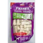 İREM Freshy Dental Mini bones Sütlü Köpek Çiğneme Kemiği 25 Adet.250 gr