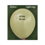 İrem Parti Dükkanı Retro Zeytin (Olive) Balon 10 Adet 12 İnç 30 Cm