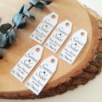 İremden Baskılı Etiket/ Söz Nişan Nikah Hediyelik Etiketi 50 Adet 2 x 5 cm