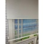 İREMKARAHOME Çift Mekanizmalı Tül ve Stor Perde - Model 10 - Beyaz - 250 x 200 cm