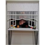 İREMKARAHOME Çift Mekanizmalı Tül ve Stor Perde - Model 5 - 140 x 260 cm - Beyaz