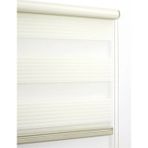 İremKaraHome Geniş Pilise Krem Zebra Perde