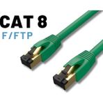 Irenıs 2 Metre Cat8 Kablo F/ftp Lszh Ethernet Network Lan Ağ Kablosu - Yeşil
