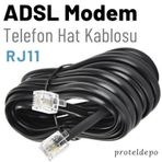 Irenis Adsl Vdsl Modem Kablosu Rj11 Kablo Köken Telefon Kablosu 3 M