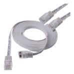 Irenıs Cat6 Kablo Yassi Ethernet Network Lan Ag Internet Kablosu 15 Metre Beyaz
