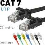 Irenıs Cat7 Kablo Ethernet Network Internet Lan Ag Kablosu 20 Metre Siyah