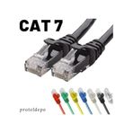 Irenis CAT7 Kablo Ethernet Network İnternet Lan Ağ Kablosu 5 M-Siyah