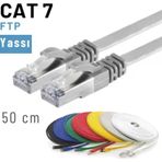 IRENIS CAT7 Kablo Yassı FTP Ethernet Network LAN Ağ Kablosu