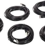 IRENIS CAT7 Siyah 5 mt Yassı FTP Ethernet Kablosu