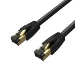 Irenıs Cat8 Kablo F/Ftp Lszh Ethernet Network Lan Ag Kablosu 2 Metre Siyah