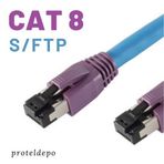 Irenıs Cat8 Kablo S/ftp Lszh Ethernet Network Lan Ağ Kablosu 50 Cm