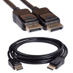 IRENIS Displayport Kablo - 19 Pin - 165 Hz Destekli - 21 Gbit, 1 metre