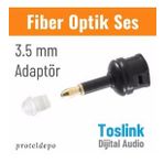 Irenis Fiber Optik Toslink Ses Kablo Için 3.5Mm Dönüştürücü