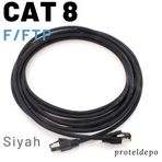 IRENIS Irenis 10 Metre Cat8 Kablo F/ftp Lszh Ethernet Network Lan Ağ Kablosu Siyah