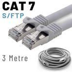IRENIS Irenis 3 Metre Cat7 Kablo S/ftp Lszh Ethernet Network Lan Ağ Kablosu Gri