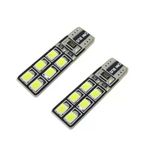 İrhanlar 12 V T10 2 Adet Beyaz Dipsiz Led Ampul