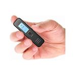 İrhanlar Metal Kasa 32 GB Dijital Ekranlı Ses Kaydedici Kulaklıklı Mini Ses Kayıt Cihazı