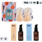 İrie Adet Kabı Regl Kabı Menstrüel Kap Menstrual Cup (2'li Paket) + Intim Yıkama Adet Kabı Temizleyici Ph Dengeli + Su Bazlı Intim Nemlendirici Ph Dengeli Hassas Bölge Kayganlaştırıcı - Small+Small
