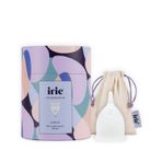 irie Adet Kabı Regl Kabı Menstrüel Kap Menstrual Cup Alman Medikal Silikon (Transparan, Regular)