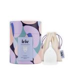 irie Adet Kabı Regl Kabı Menstrüel Kap Menstrual Cup Alman Medikal Silikon (Transparan, Small)