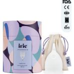 İrie Adet Kabı Regl Kabı Menstrüel Kap Menstrual Cup Yumuşak & Hassas / Alman %100 Medikal Silikon - Regular / Transparan