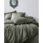 Irina Home Fırfırlı Nevresım Takımı Vıenna 4 Pcs - Yeşil - 200 x 220 cm