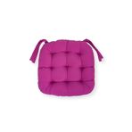 İris Home Art Iris Home Sandalye Minderi Oval 43x43 Cm - Mürdüm