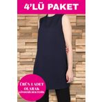 IRK 3 Al 2 Öde 4 Al 3 Öde 5 Al 4 Öde Tesettür Sıfır Kol Bisiklet Yaka Kurtarıcı İçlik Kadın Tunik