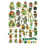 İrlandalı Sticker Set-2 25 Parça Telefon, Tablet, Defter, Laptop Sticker