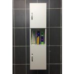 Irmak Mobilya 2 Kapaklı Bölmeli Banyo Asma Boy Dolabı Çok Amaçlı Duvara Monteli Dolap