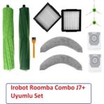Irobot Roomba Combo J7+ Mop Paspas Fırça Toz Torbası Filtre (Hepa Filtre)