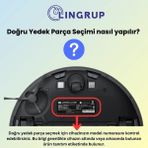 iRobot Roomba I7 (7150) I7 + (7550) E5 (5150) E6 (6198) Hepa Filtre 2 Adet
