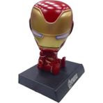 Iron Man Telefon Tutucu Masa Üstü Dekoratif Telefon Tutucu - Kırmızı