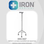 Iron Tripot 3 Ayaklı Alüminyum Baston