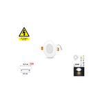 ironcaravan Karavan Tavan Led Spot 12v 3w Beyaz Kasa (BEYAZ RENK AYDINLATMA)