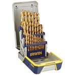 IRWIN Titanium Nitrit Kaplı Matkap Ucu Seti, 29 Parça, 3018003