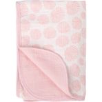 İrya Bebe Marin Seashell Müslin Bebek Battaniyesi Pembe 120x120 cm - 120 x 120 cm