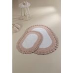İrya Bianca %100 Pamuk Ekru 40x60+60x90 Banyo Paspası