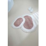 İrya Bianca 2’li Takım Banyo Paspası %100 Pamuk 40x60 60x90 Krem