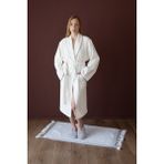 Irya Dolce Bambu Kadın Bornoz Mavi - L - XL