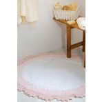 İrya Doreen %100 Pamuk Banyo Paspası Pembe 90x90