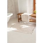 İrya In Lines 2’li Takım Banyo Paspası %100 Pamuk 40x60 + 60x90 Bej Çizgili