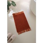 İrya Lavish Kiremit 50x70 cm %100 Pamuk El Örgüsü Banyo Paspası