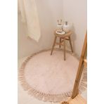 İrya Lora Pembe 90x90 cm %100 Pamuk Banyo Paspası