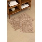 İrya Mellow 2’li Takım Banyo Paspası %100 Pamuk 40x60 + 60x90 Bej