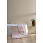 Irya Paloma 2’li Takım Banyo Paspası %100 Pamuk 40x60 + 60x90 Pembe - 40 x 60 cm - 60 x 90 cm - Pudra