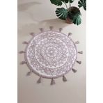 İrya Pina %100 Pamuk Banyo Paspası White / Stone 100x100